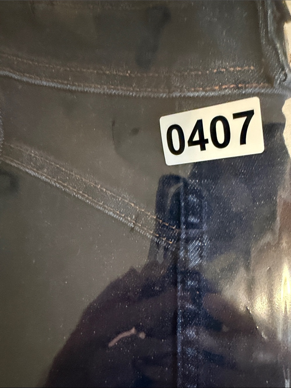 Pilcro Indigo High-Rise Flare Jeans - Picture 10 of 10